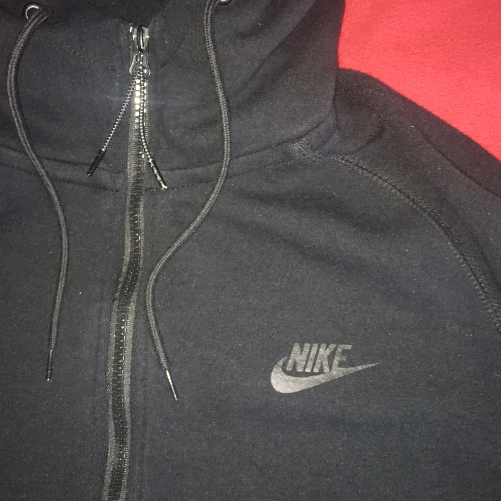 Nike Tech jacket sweat shirt all black hoodie